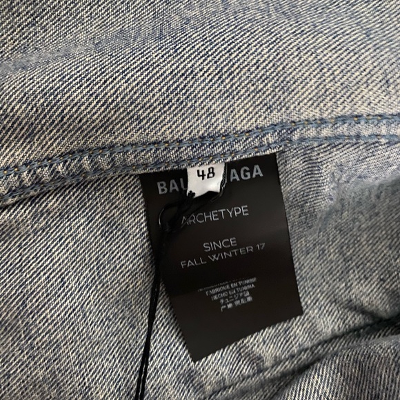 ღ Balenciaga women’s jeans jacket ღ - Picture 7 of 8